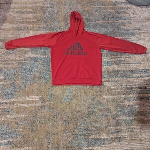 Adidas Scarlet Hoodie with Black Logo